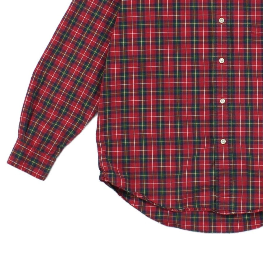 Mens Plaid Shirt  Button Down Classic
