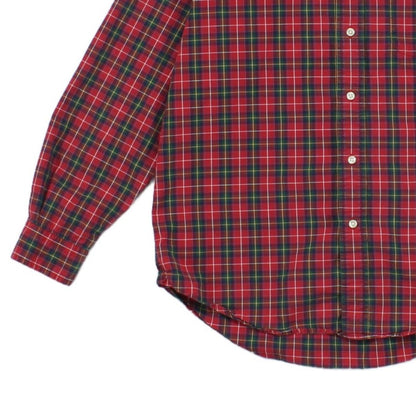 Mens Plaid Shirt  Button Down Classic