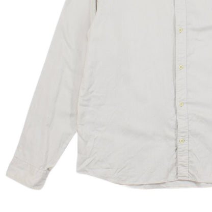 Mens Shirt Button Up Long Sleeve Collared