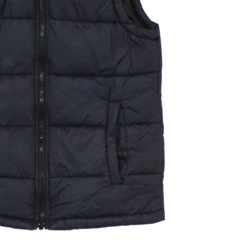 Boys Bodywarmer Hooded Puffer Sleeveless