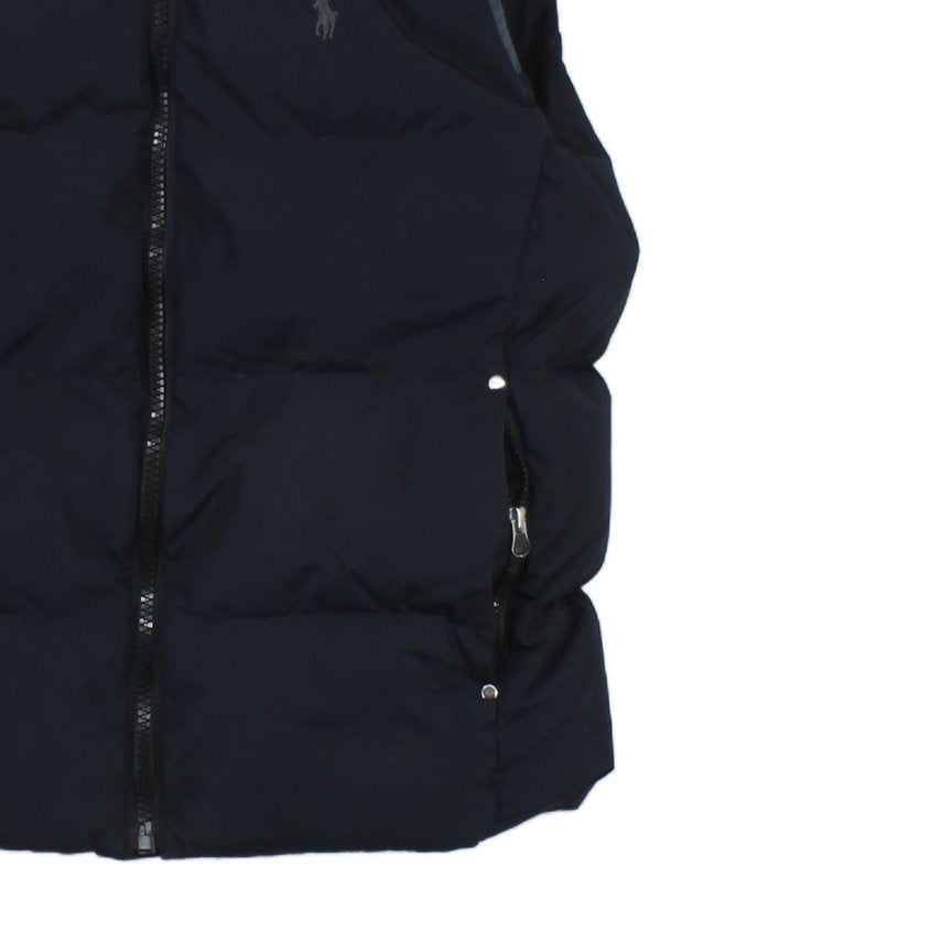 Mens Down Bodywarmer Puffer Hooded Insulated