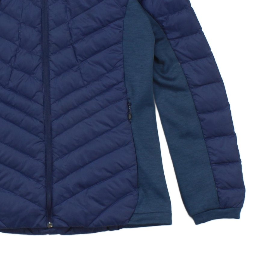 Womens Quilted Jacket Hooded Insulated Down