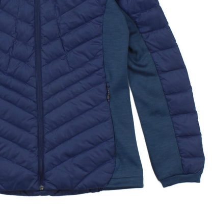 Womens Quilted Jacket Hooded Insulated Down