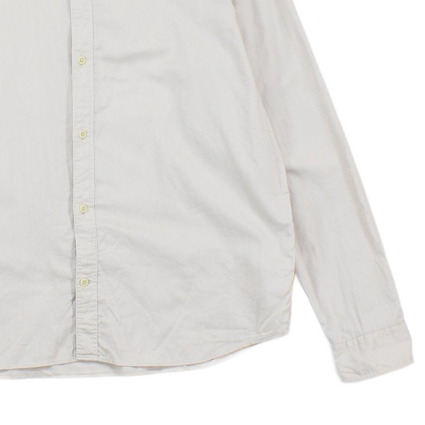 Mens Shirt Button Up Long Sleeve Collared