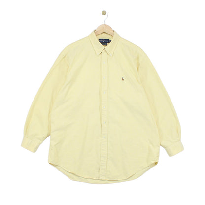 Mens Oxford Shirt Button Down Long Sleeve