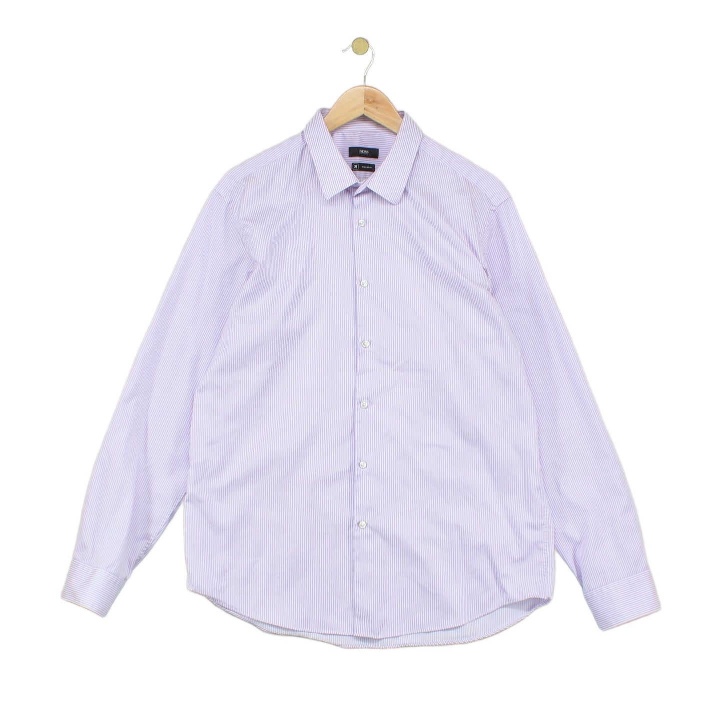 Mens Striped Shirt Collared