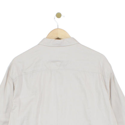 Mens Shirt Button Up Long Sleeve Collared