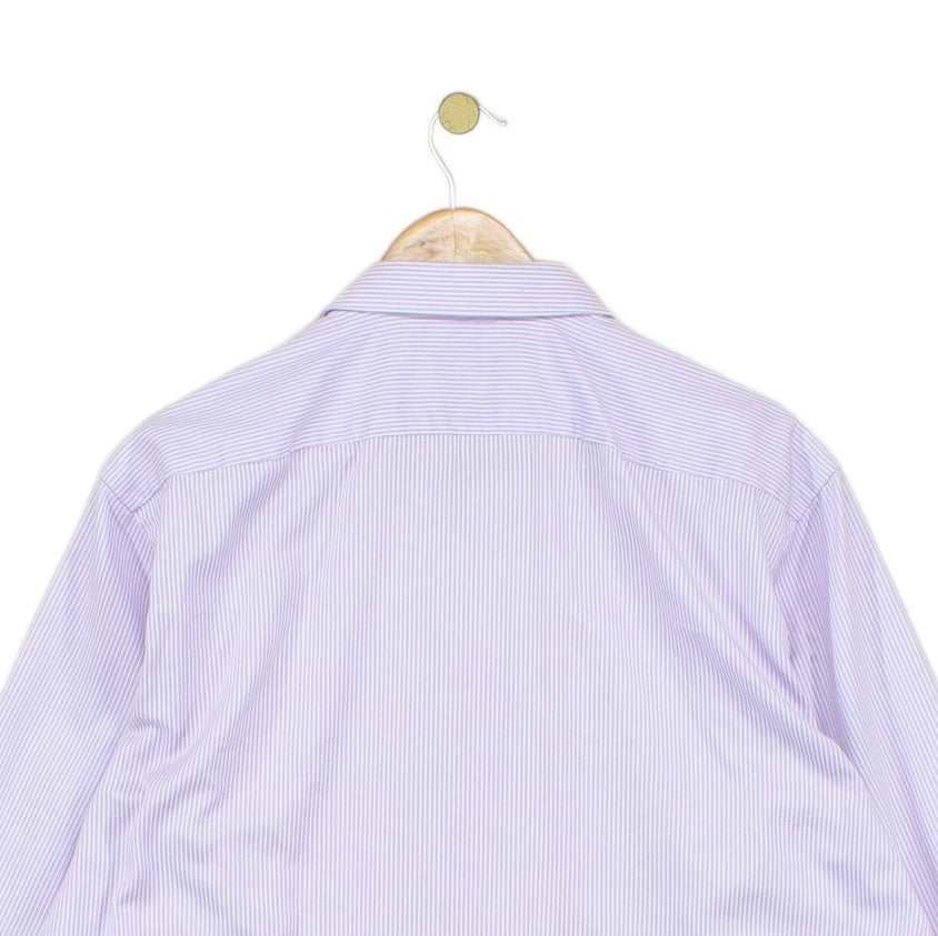 Mens Striped Shirt Collared