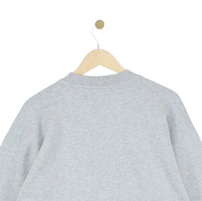 Mens Oversized Sweatshirt Swoosh Crew Neck Pullover