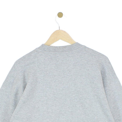 Mens Oversized Sweatshirt Swoosh Crew Neck Pullover