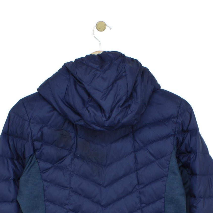 Womens Quilted Jacket Hooded Insulated Down