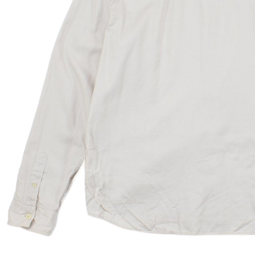 Mens Shirt Button Up Long Sleeve Collared