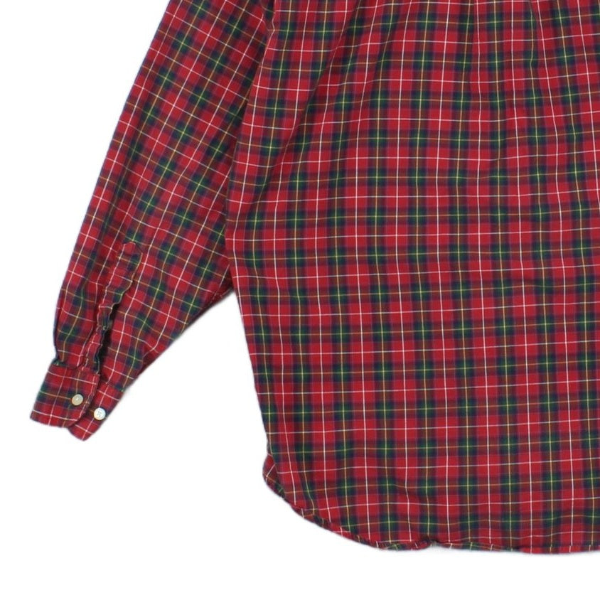 Mens Plaid Shirt  Button Down Classic