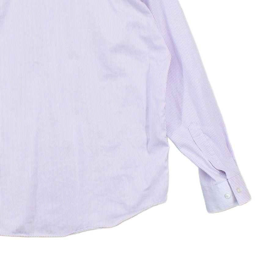Mens Striped Shirt Collared
