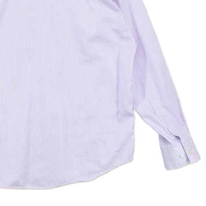 Mens Striped Shirt Collared