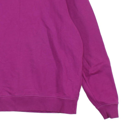Mens Sweatshirt Embroidered Crew Neck Cotton