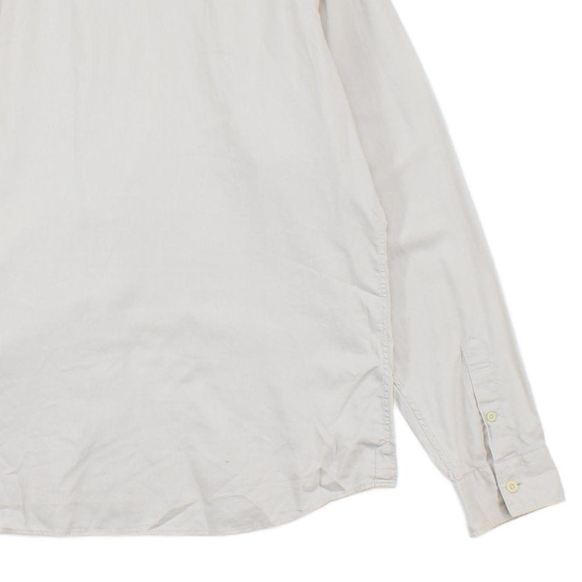 Mens Shirt Button Up Long Sleeve Collared
