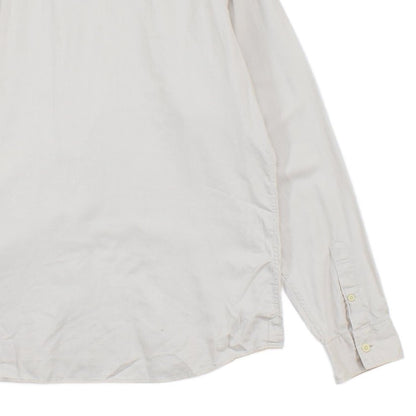 Mens Shirt Button Up Long Sleeve Collared
