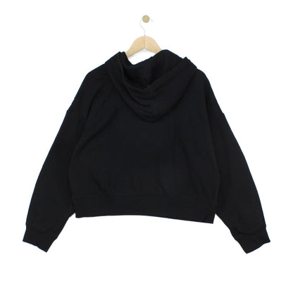 Womens Oversized Hoodie Logo Sequeins