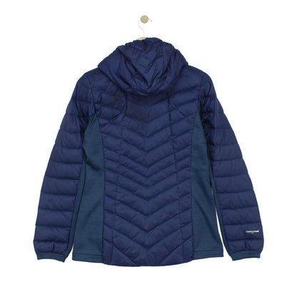 Womens Quilted Jacket Hooded Insulated Down