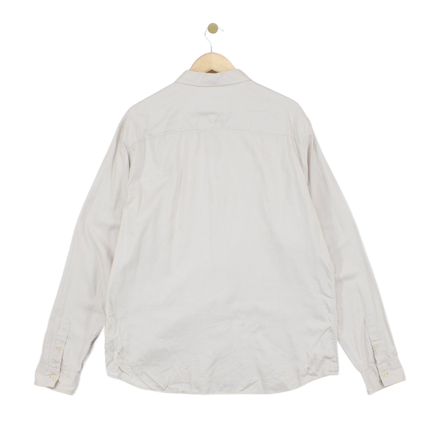Mens Shirt Button Up Long Sleeve Collared