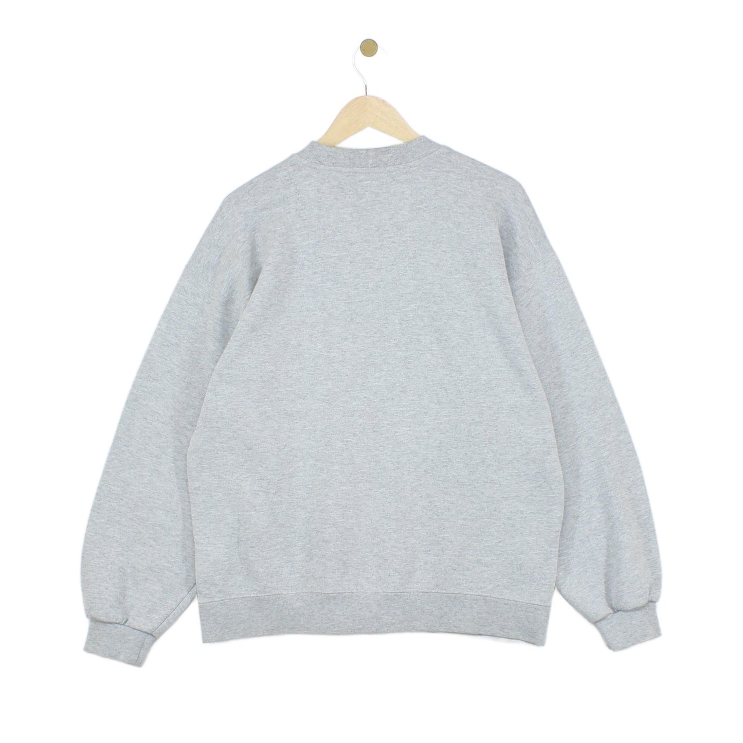 Mens Oversized Sweatshirt Swoosh Crew Neck Pullover