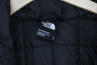 Mens Quilted Jacket Hooded Insulated