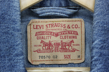Mens Denim Jacket Trucker Cotton