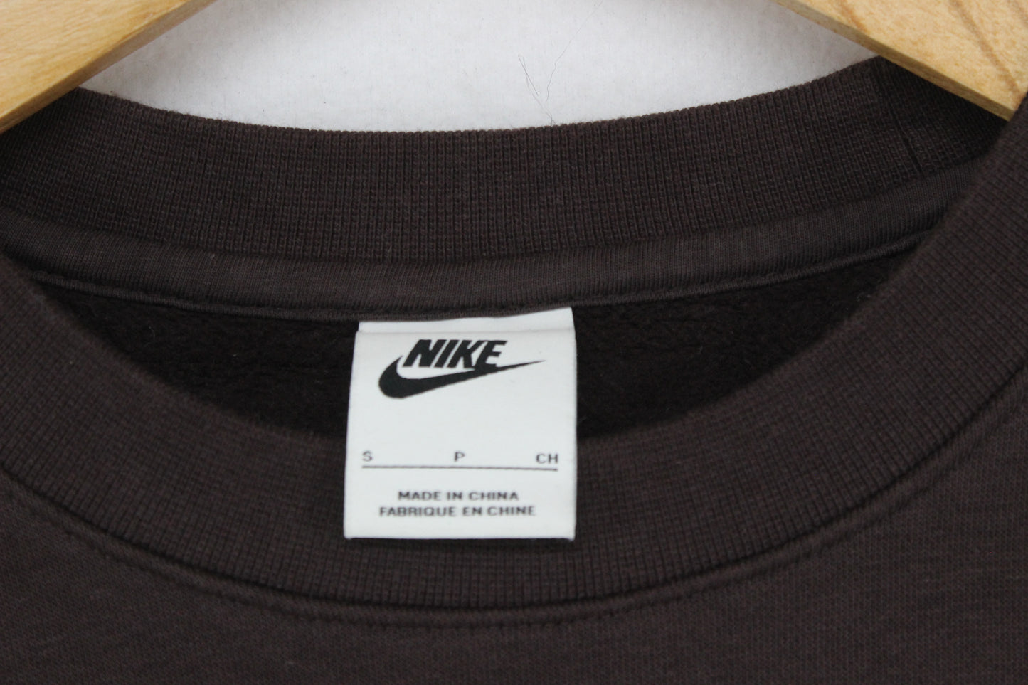 Mens Sweatshirt Crew Neck Patch Work