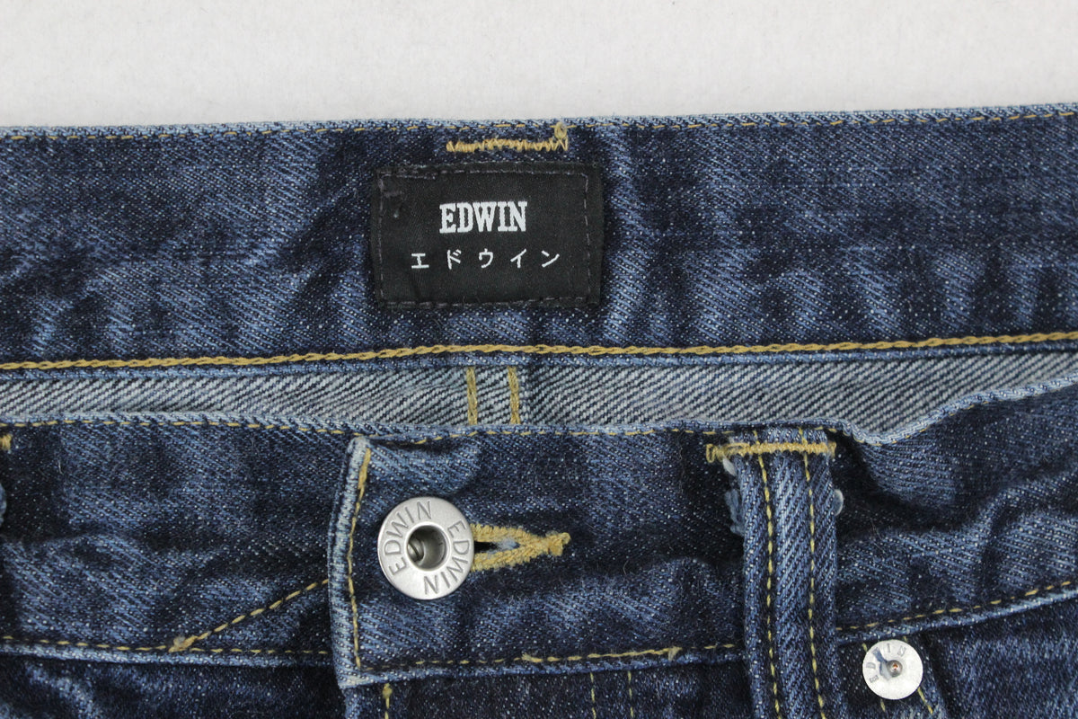 Mens Regular Tapered Jeans Classic Denim