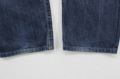 Mens Regular Tapered Jeans Classic Denim