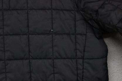 Mens Quilted Jacket Hooded Insulated