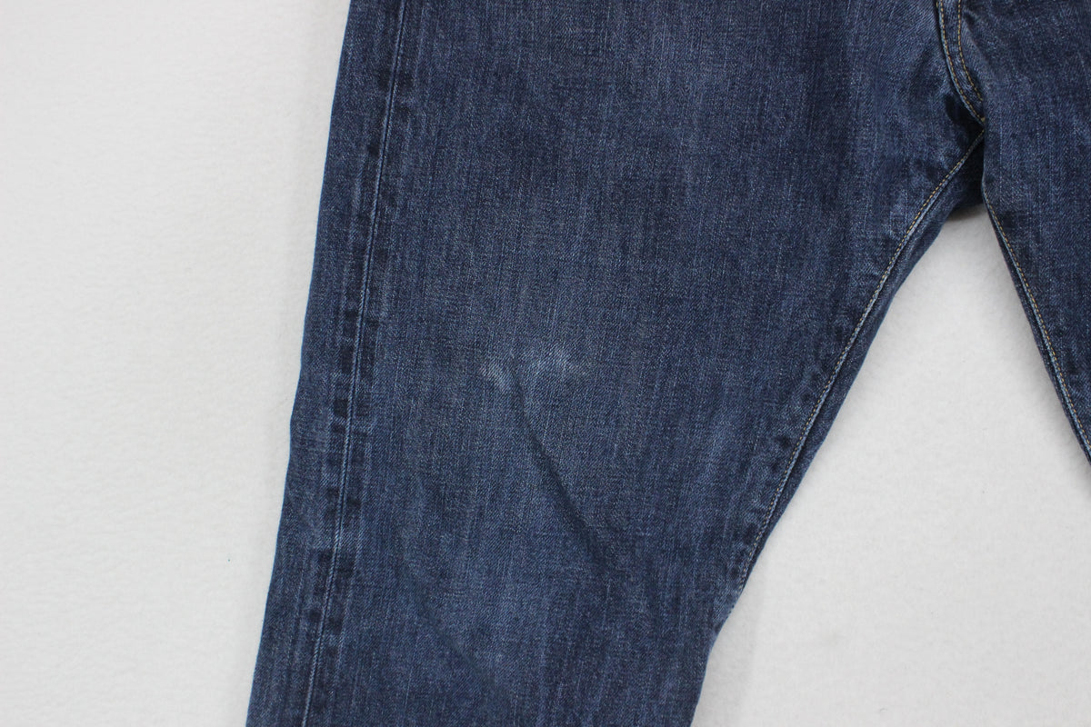 Mens Regular Tapered Jeans Classic Denim