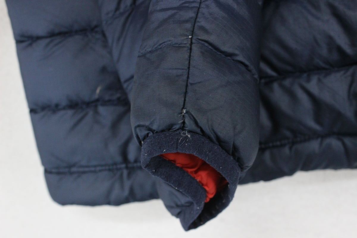Mens Quilted Jacket Outerwear Zip Down Filled