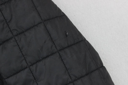 Mens Quilted Jacket Hooded Insulated