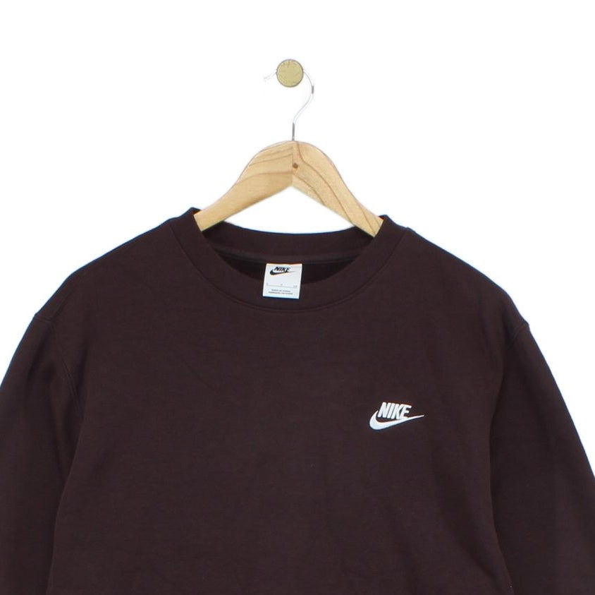 Mens Sweatshirt Crew Neck Patch Work