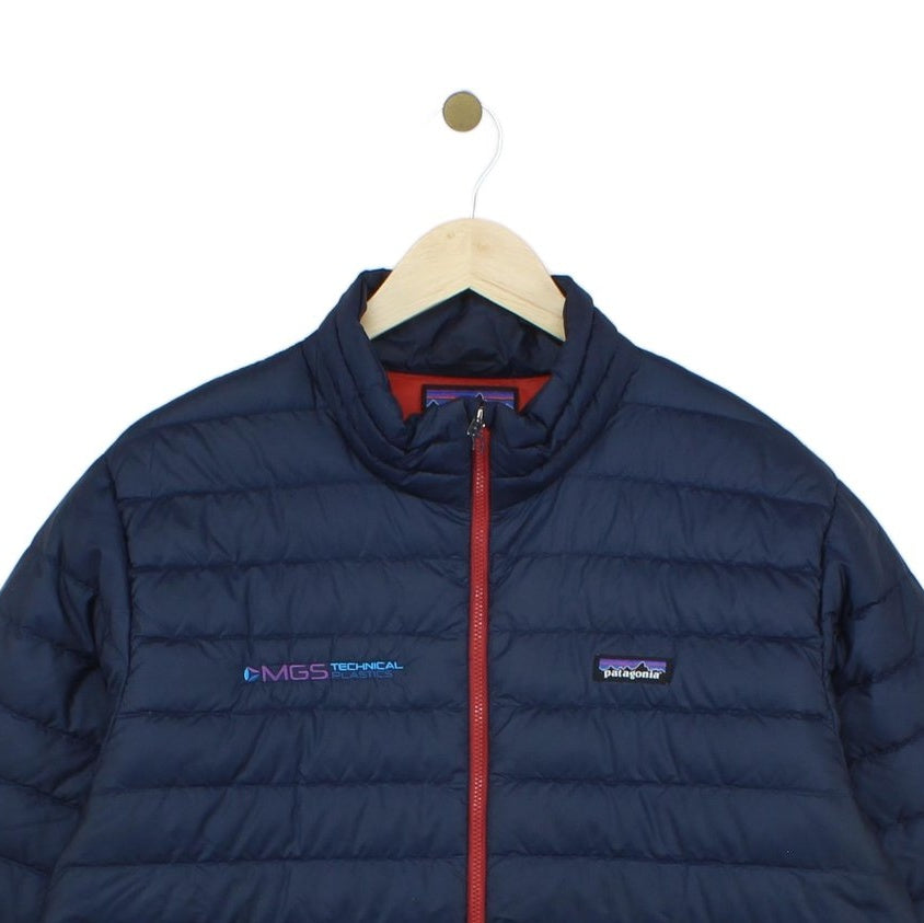 Mens Quilted Jacket Outerwear Zip Down Filled