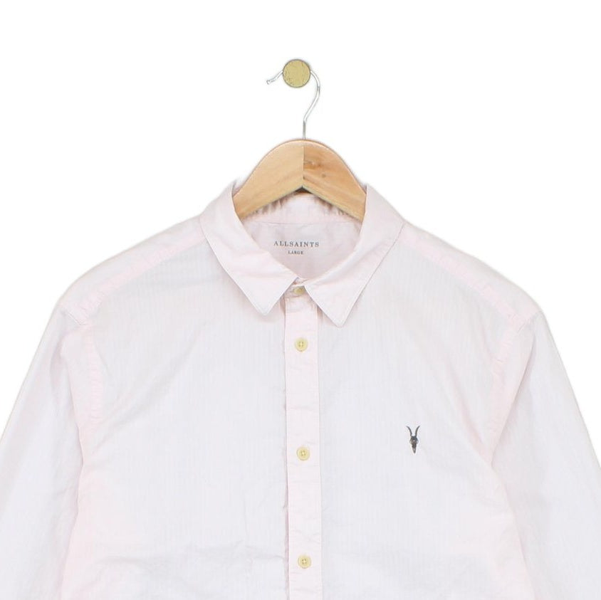 Mens Shirt Long Sleeve Collared