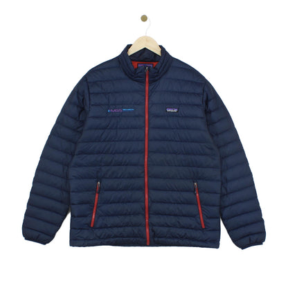 Mens Quilted Jacket Outerwear Zip Down Filled