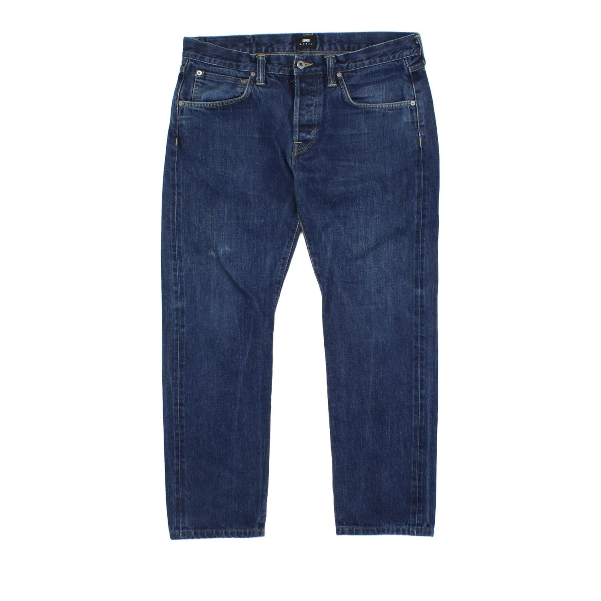 Mens Regular Tapered Jeans Classic Denim