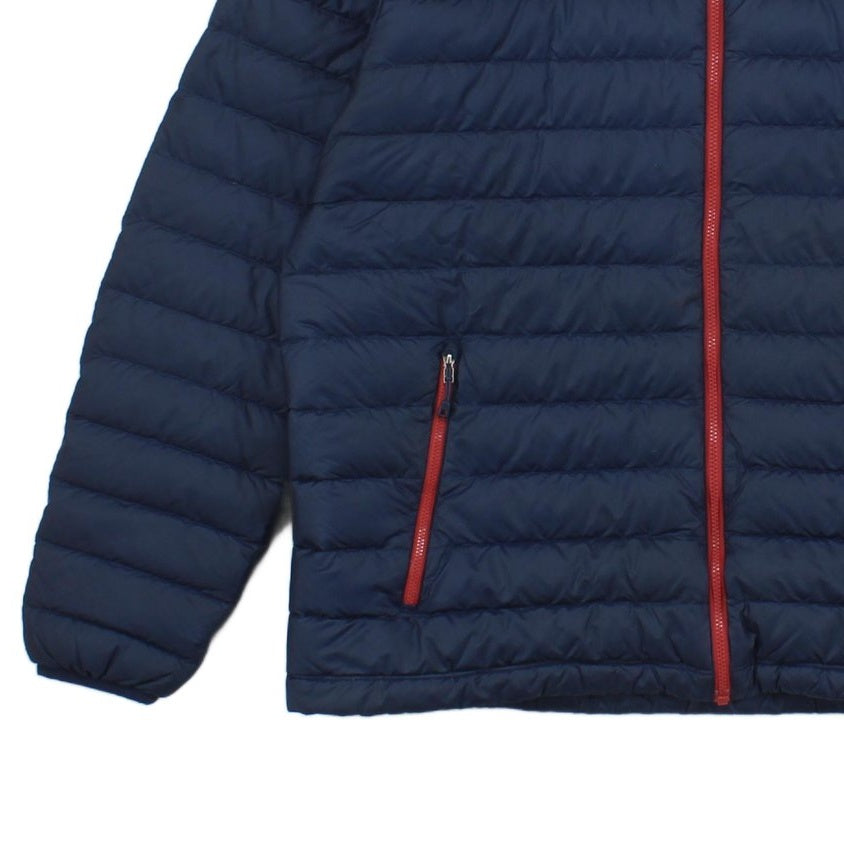 Mens Quilted Jacket Outerwear Zip Down Filled