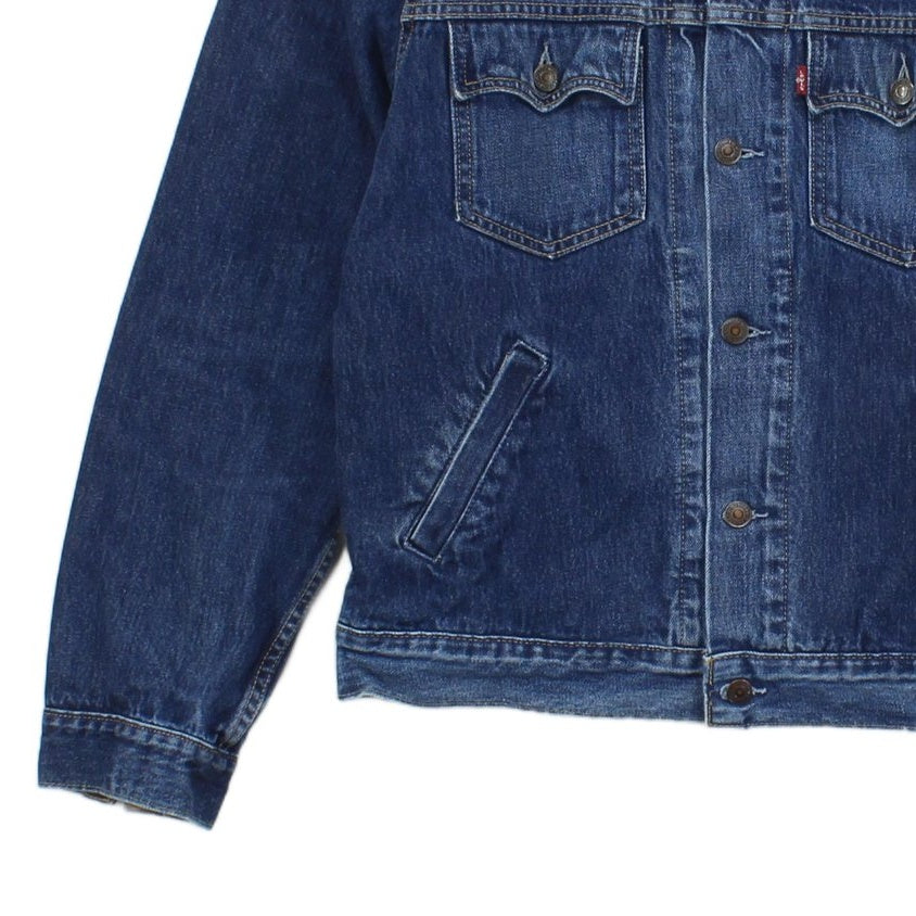 Mens Denim Jacket Trucker Cotton