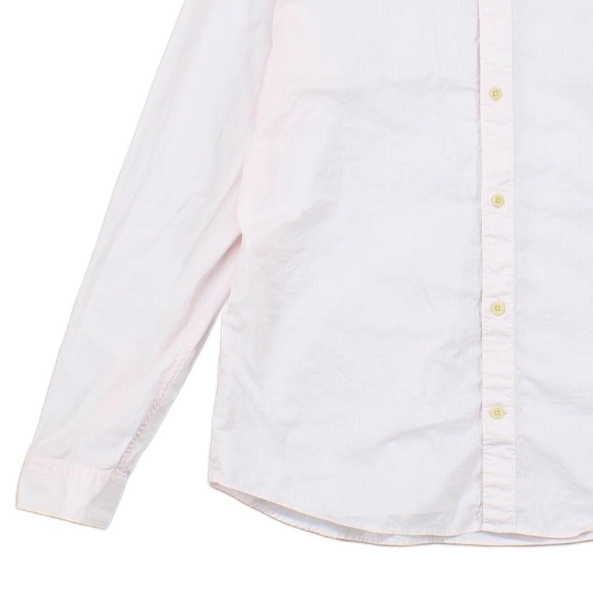 Mens Shirt Long Sleeve Collared