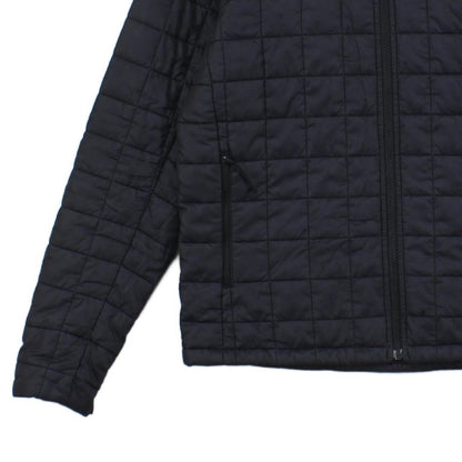 Mens Quilted Jacket Hooded Insulated