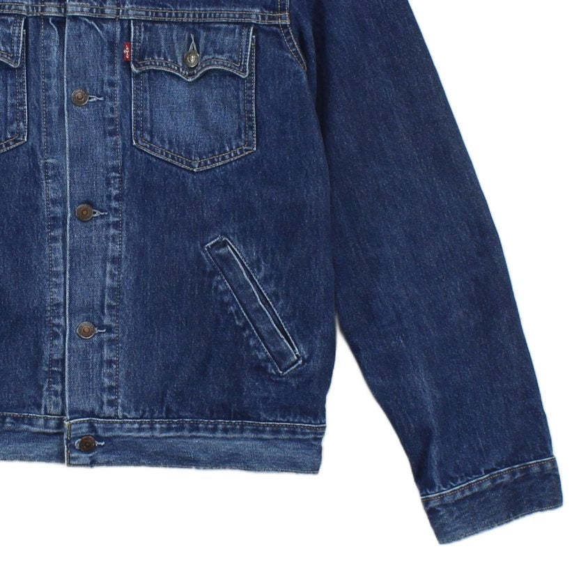 Mens Denim Jacket Trucker Cotton
