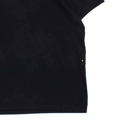 Mens Polo Shirt Stretch Short Sleeve Logo Collared