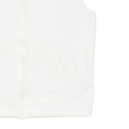 Mens Sweatshirt Vest Athletic Logo Sleeveless Full Zip