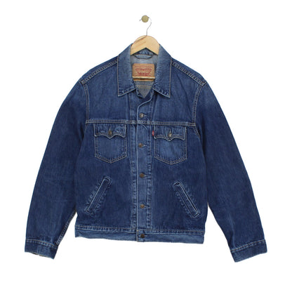 Mens Denim Jacket Trucker Cotton