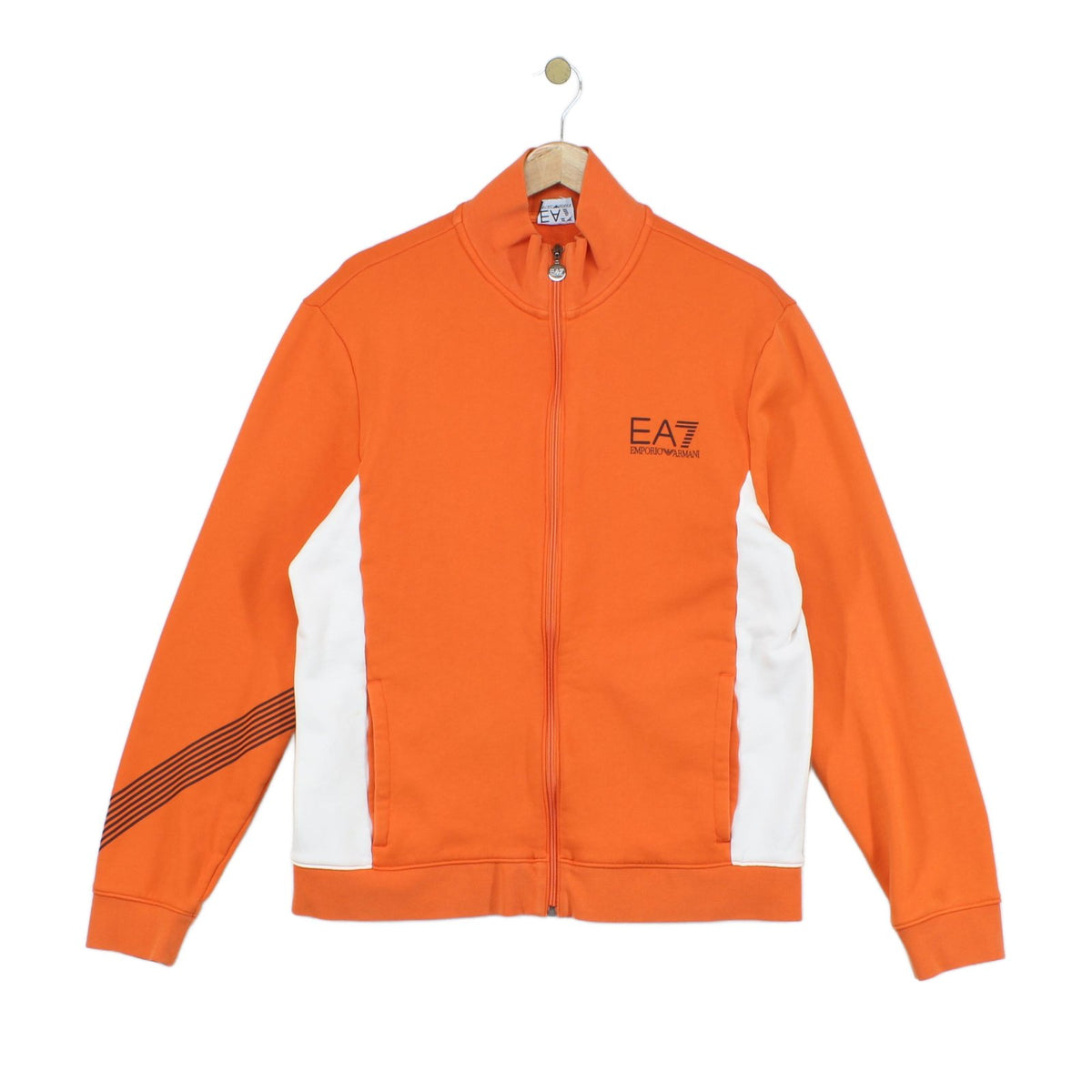 Mens Track Jacket Full Zip Colour Block