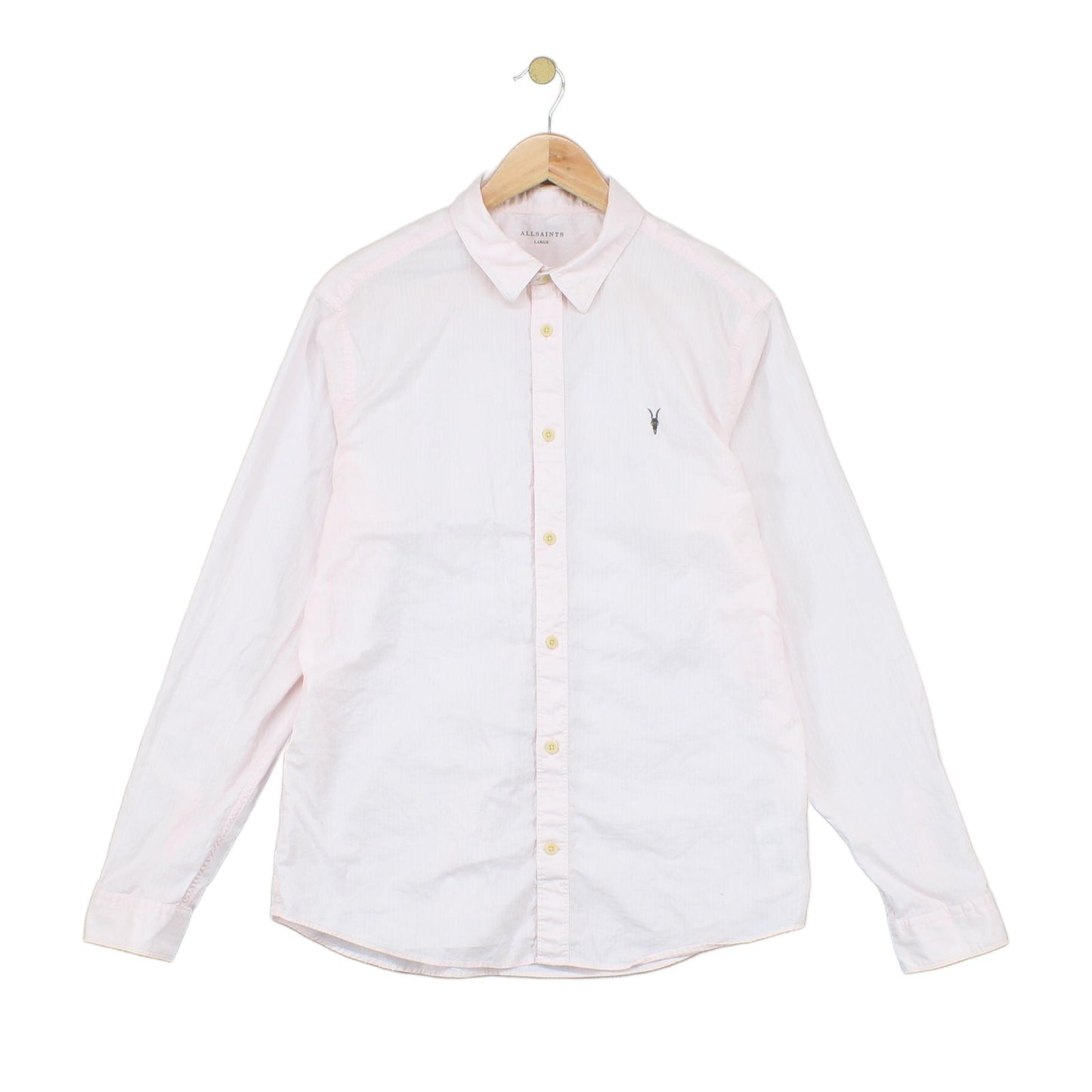 Mens Shirt Long Sleeve Collared